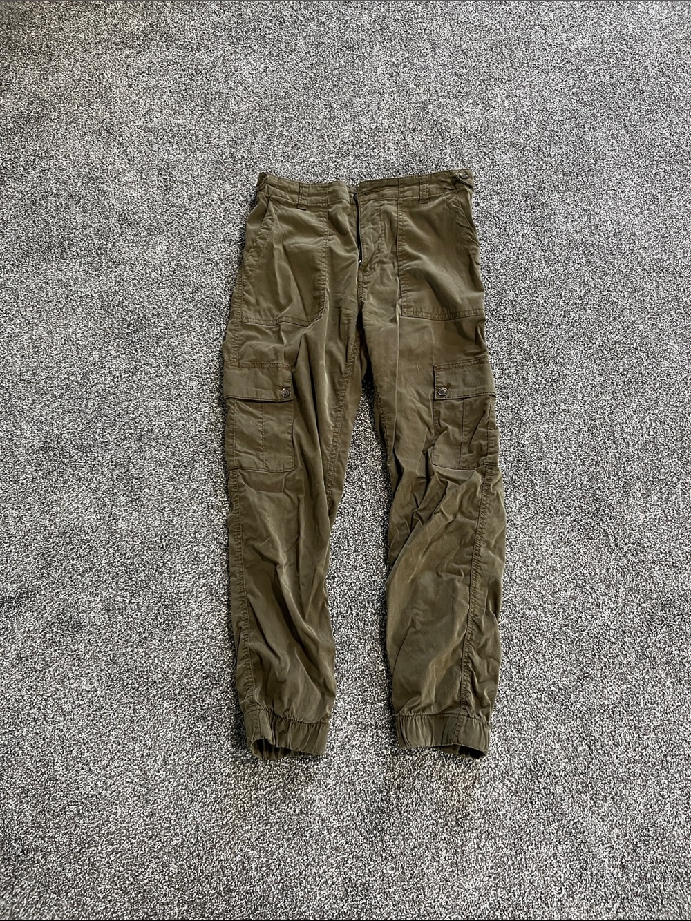 Anthropologie Olive Green Cargo Pants